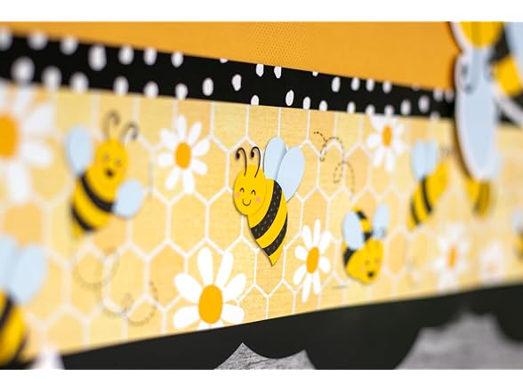 Teacher Created Resources Buzzing Bees Straight Border