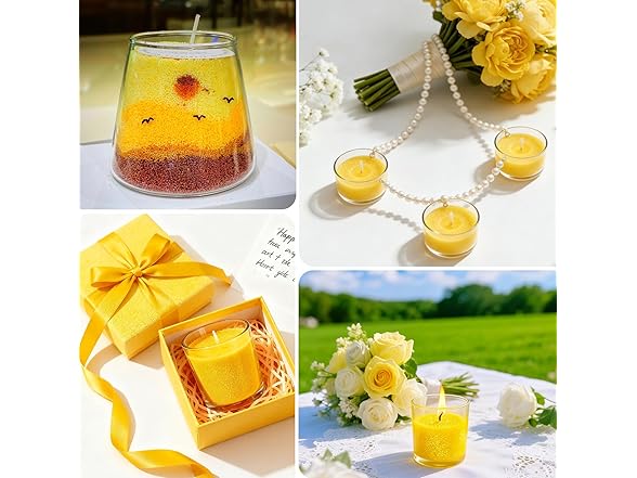 Aufien Candle Sand with Wicks