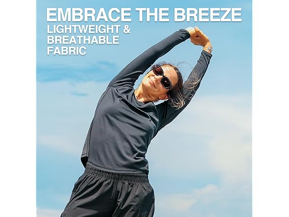 Kanu Black Long Sleeve Swim Top (S)
