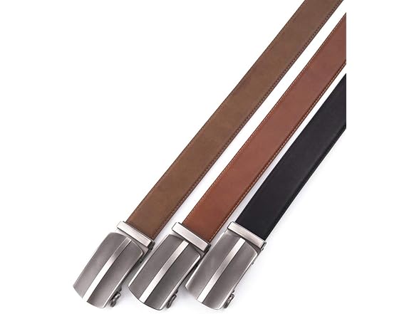 GIOVANNI VANNINI Ratchet Leather Belt