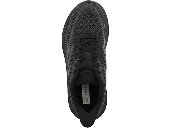 Hoka Women's Clifton 9 Black/Black 9