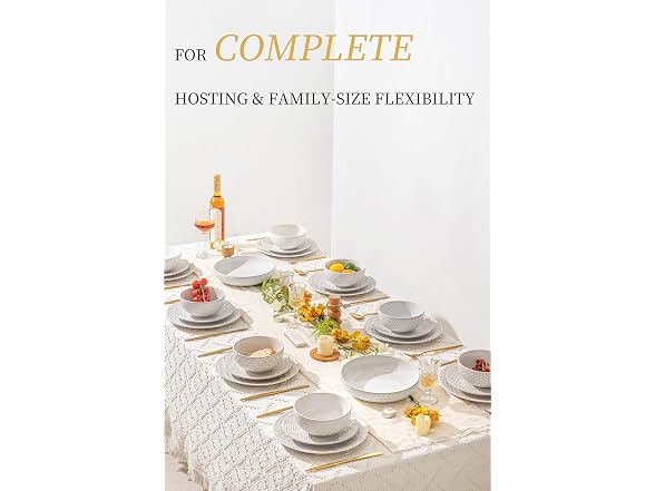 FOBENTA 32 Piece Dinnerware Set for 8