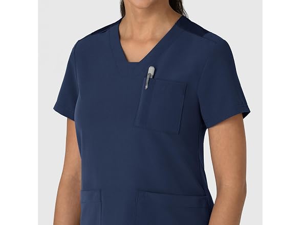 Wink Women (XS) Flex-n-reach V-neck Scrub Top