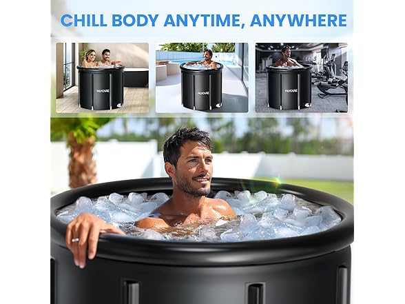 ONLYCARE Upgrade XXL 135 Gal Ice Bath Tub