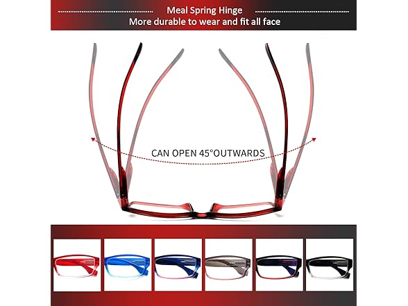 12 Pack Spring Hinge Reading Glasses