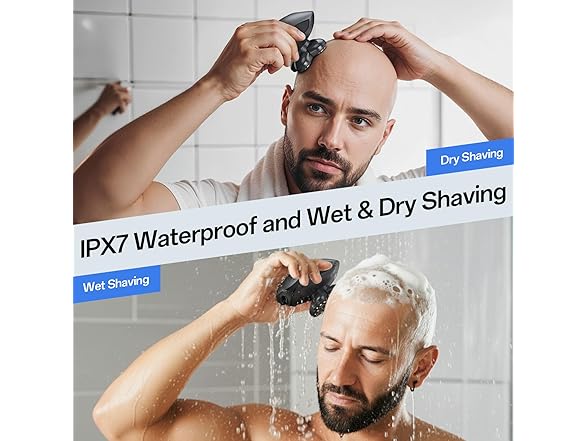 Gray Mens Rotary Shaver