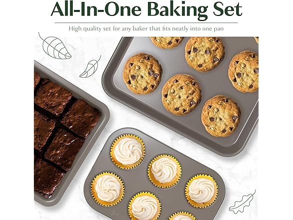 Goodful All-In-One Nonstick Bakeware Set