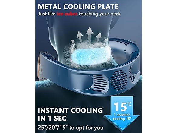 AJGJF Neck Fan with Cooling Plate