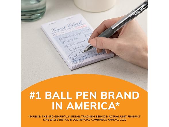 BIC Glide Bold Black Ballpoint Pens, Bold Poi