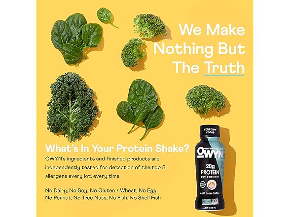 OWYN Coffee Protein Shake 12oz