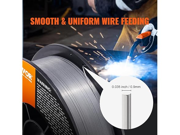 VEVOR VEVOR Flux Core Welding Wire, E71T-GS