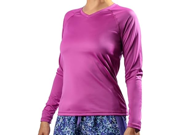 Kanu Surf Women's Purple Swim Tee (L)