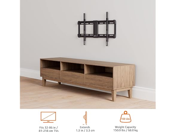 Amazon Basics Low Profile TV Wall Mount