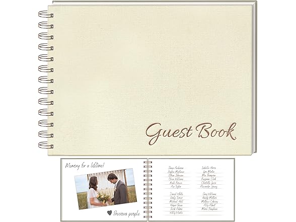 Minicho Guest Book - Simple and Elegant
