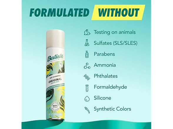 Batiste Dry Shampoo Spray 4 Pack Variety