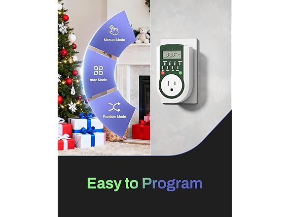 BN-LINK Indoor Astronomical Timer Digital 18 ON/OFF Programmable Plug
