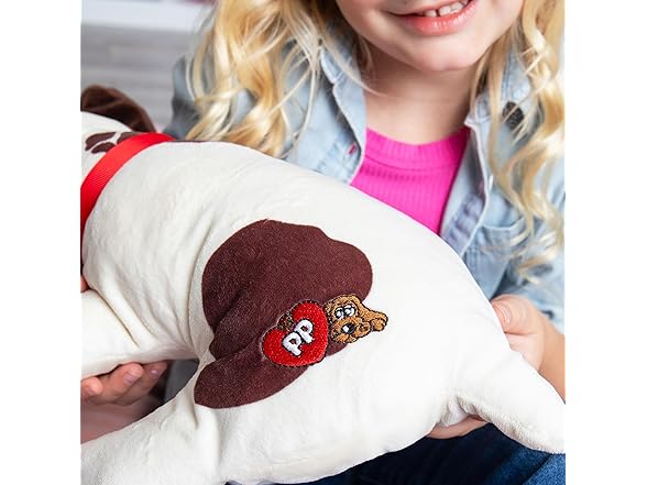 POUND PUPPIES Cream with Medium Brown Spots Plush Toy
