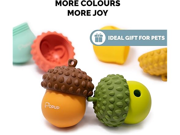 POPUPJOYS Interactive Treat Dispensing Dog Toys