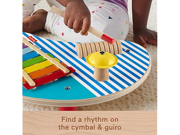 Fisher-Price Wood Toy Musical Table