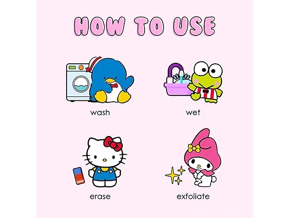 MakeUp Eraser Hello Kitty and Friends