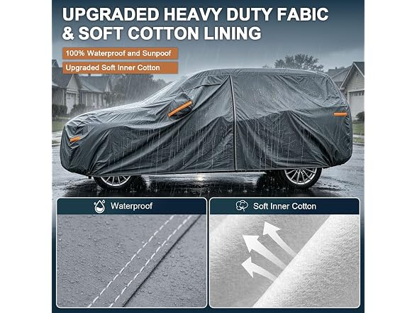 16 Layers SUV Car Cover 184"-190"