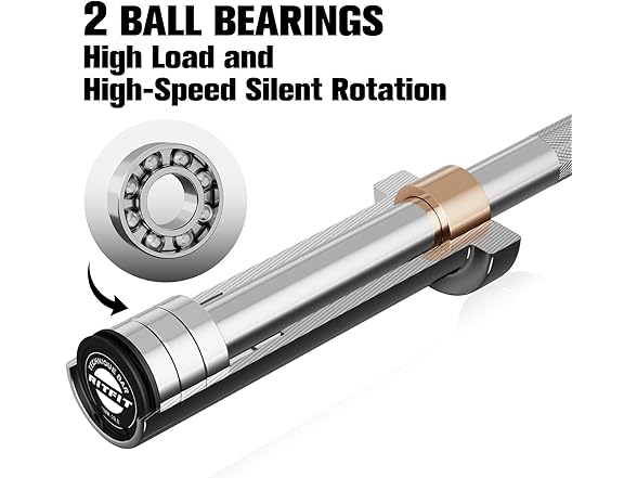 RITFIT Olympic Barbell Bar | 4Ft | 2In