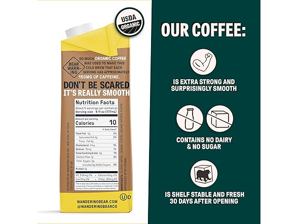 Wandering Bear Caramel Cold Brew, 32oz