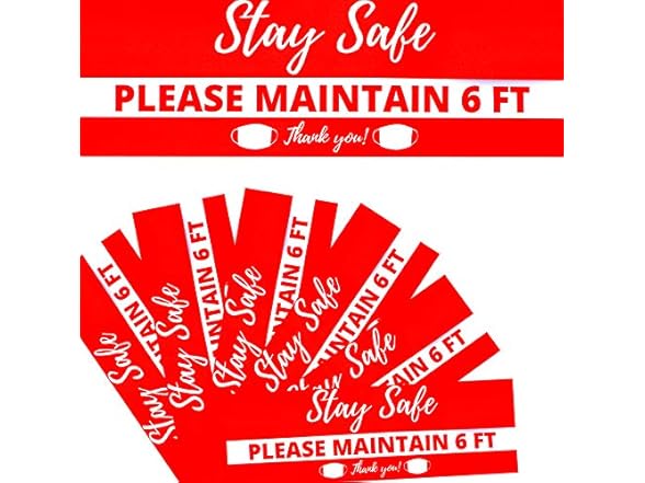 iDKAL Social Distancing Stickers