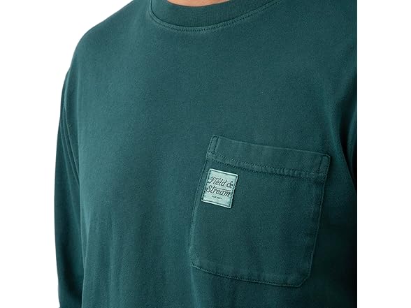 Field Stream Mens Flush Out LS Pocket Tee