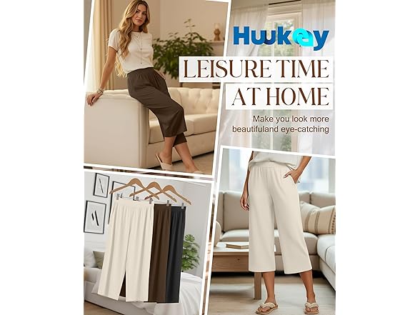 Women’s Capri Sweatpants 3 Pack