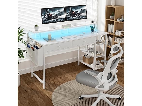White Computer Desk