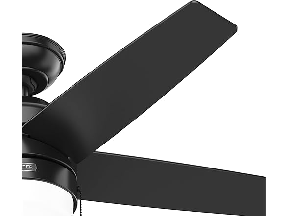Hunter Fan 44" Matte Black Indoor Ceiling Fan