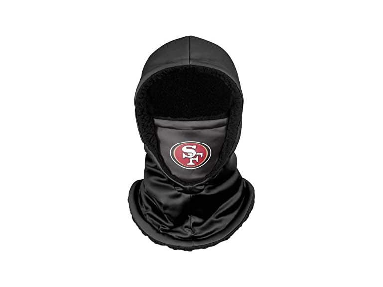 49ERS Black Hooded Gaiter