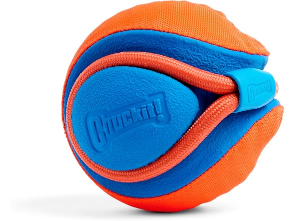 Chuckit! Rope Fetch Dog Toy - Ball on Rope Fe