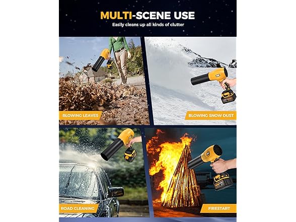 SNJORT Leaf Blower Cordless