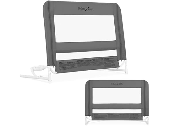 Dream On Me Lightweight Mesh Security Adjustable Bed Rail