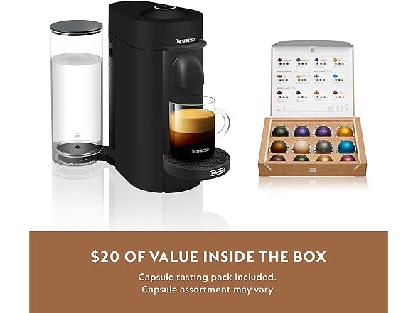 Nespresso Vertuo Plus Deluxe Coffee and Espresso Maker