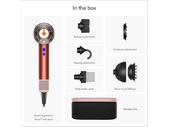 (NEW) Dyson Supersonic Nural™ Hair Dryer w/ Case