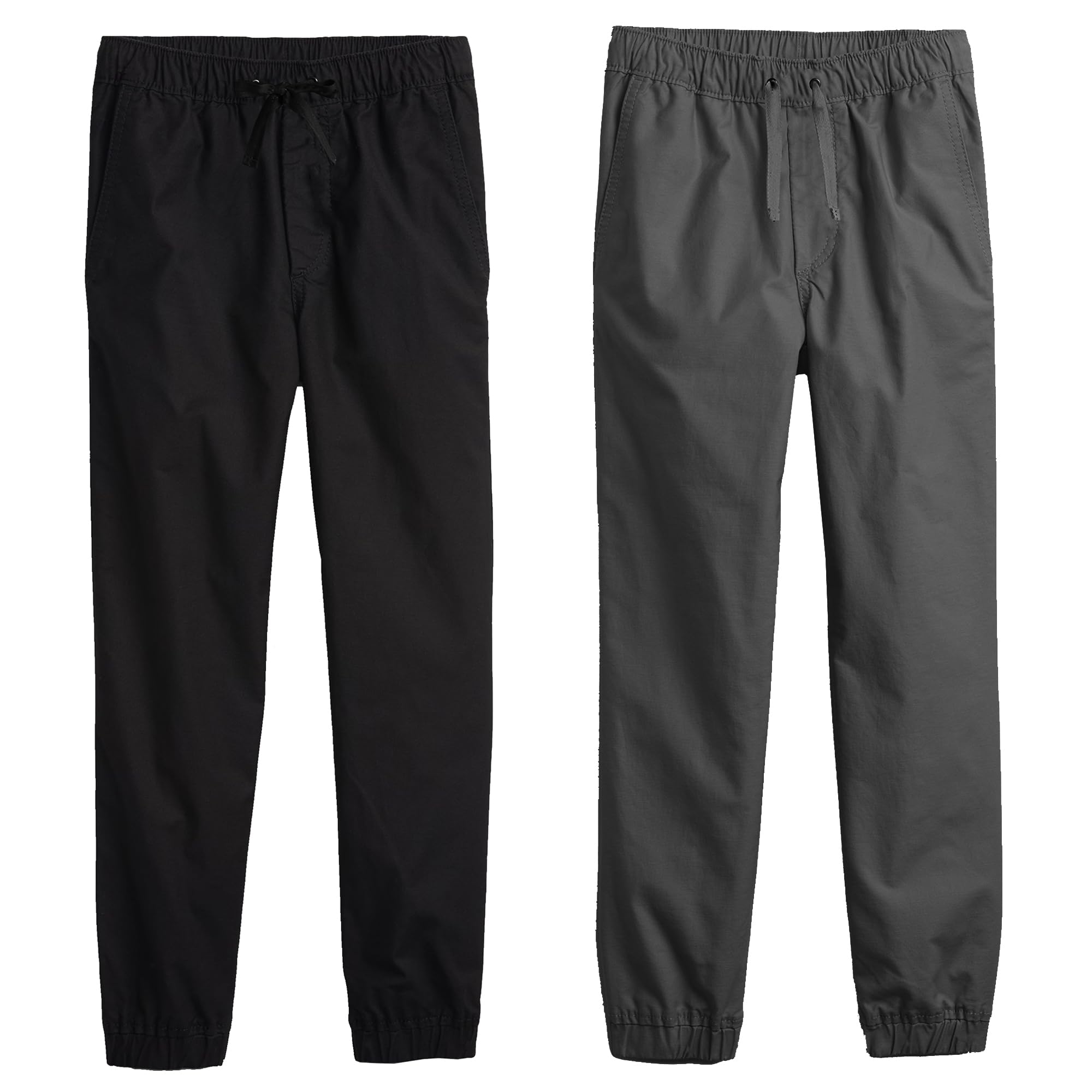 2PK Children's Classic Twill Joggers - Gallery 12