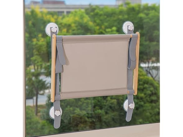 MALUKKOBRAND Cat Window Perch with Blanket