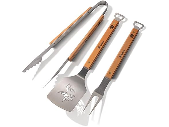 MINNESOTA VIKINGS 3Piece BBQ Set