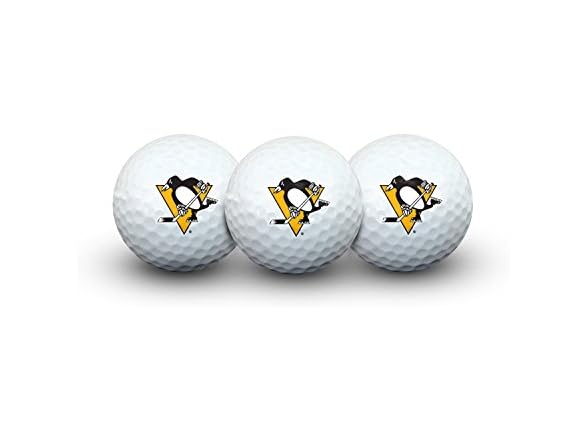 Penguins Golf Balls Pack of 3
