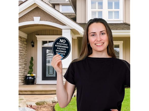 No Soliciting, ETC Sign