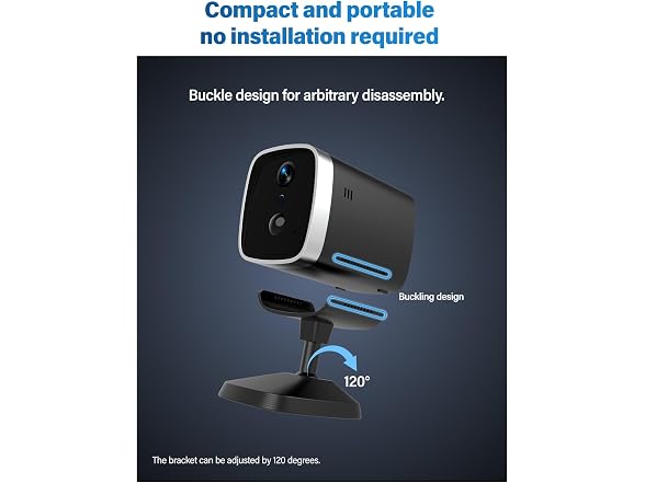 ZHIXIAOYI 4G LTE Security Camera 2K