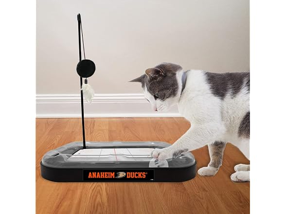 Pets First Cat Scratching Toy NHL Anaheim Duc