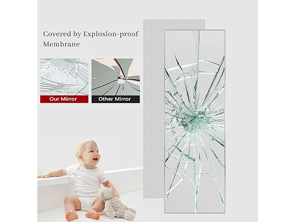 KIAYACI Full Length Floor Mirror 59"x20"