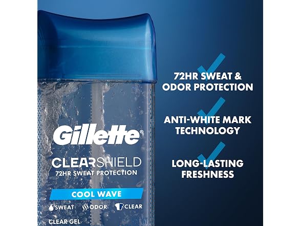 Gillette Antiperspirant Deodorant Cool Wave 3.8oz