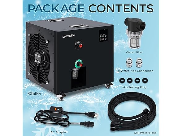 SereneLife SereneLife Cold Plunge Chiller System -