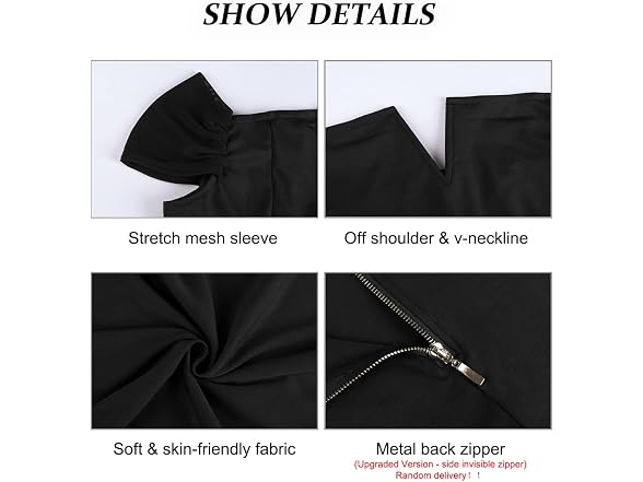 Lalagen Women (XL) Off Shoulder Long Formal Dress