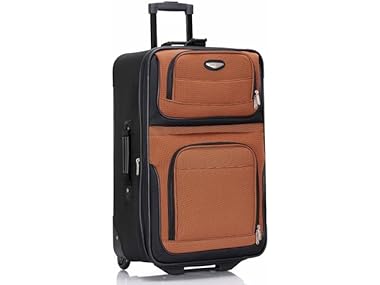 $24.99, Was $79.99, 68% Off! Travel Select Amsterdam Expandable Rolling Upright Luggage dealfomo